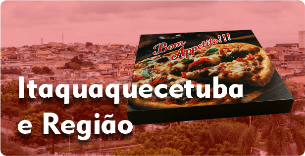 Caixa de Pizza Quadrada em Itaquaquecetuba