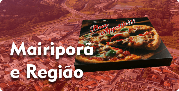 Caixa de Pizza Quadrada em Mairiporã