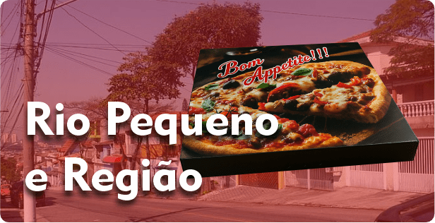 Caixa de Pizza Quadrada em Rio Pequeno