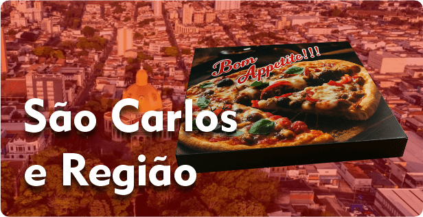Caixa de Pizza Quadrada em São Carlos