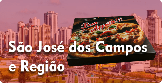 Caixa de Pizza Quadrada em São José dos Campos