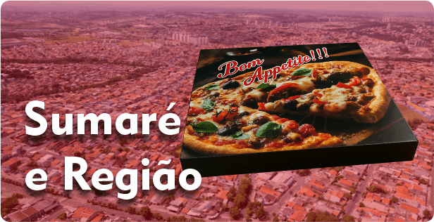 Caixa de Pizza Quadrada em Sumaré