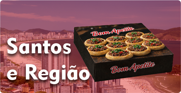 Caixa de Esfiha em Santos