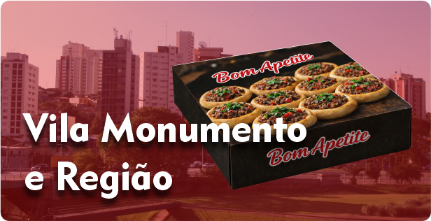 Caixa de Esfiha em Vila Monumento