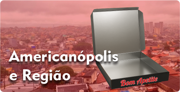 Caixa de Pizza Laminada em Americanópolis