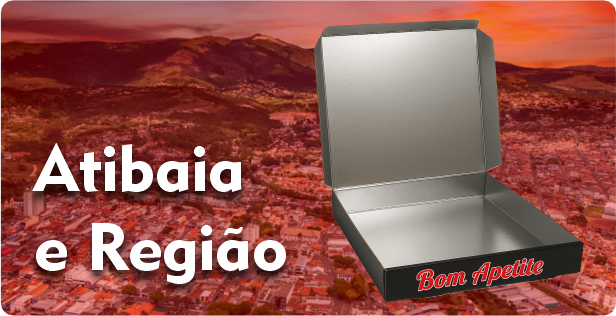 Caixa de Pizza Laminada em Atibaia