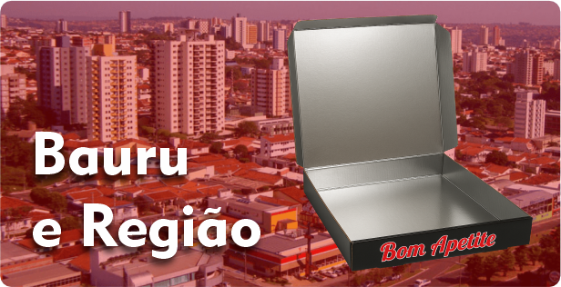 Caixa de Pizza Laminada em Bauru