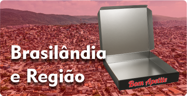 Caixa de Pizza Laminada em Brasilândia