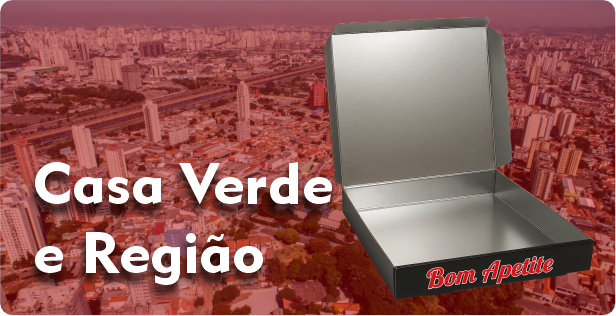 Caixa de Pizza Laminada em Casa Verde