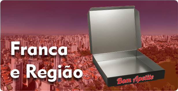 Caixa de Pizza Laminada em Franca