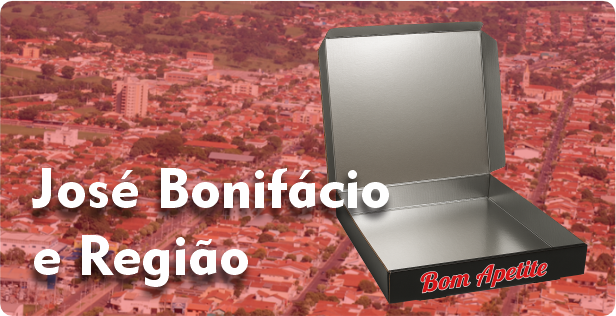 Caixa de Pizza Laminada em José Bonifácio