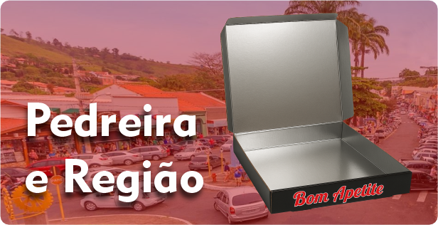 Caixa de Pizza Laminada em Pedreira