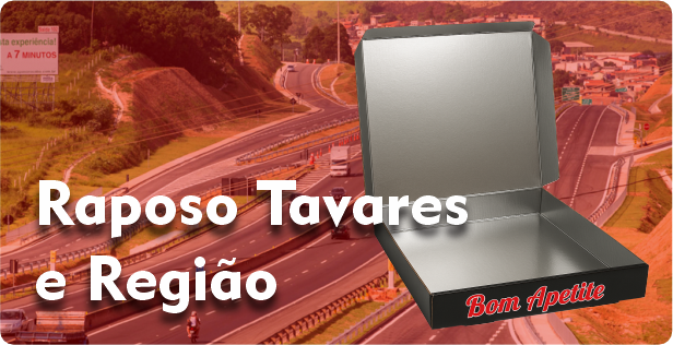 Caixa de Pizza Laminada em Raposo Tavares
