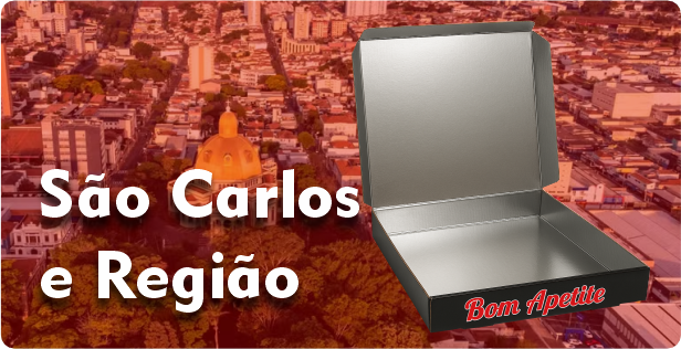 Caixa de Pizza Laminada em São Carlos