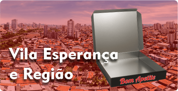 Caixa de Pizza Laminada em Vila Esperança