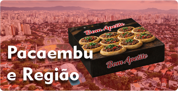 Caixa de Esfiha em Pacaembu