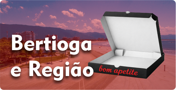 Caixa de Pizza Americana em Bertioga