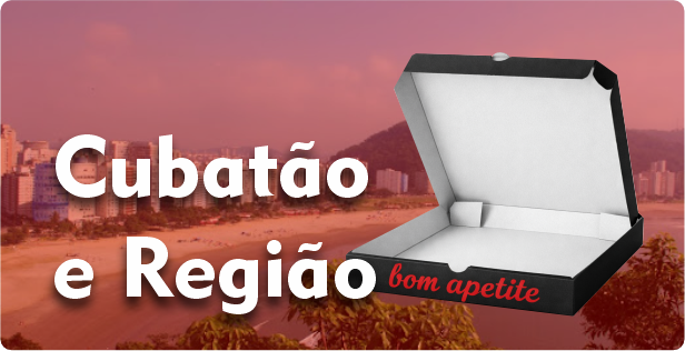 Caixa de Pizza Americana em Cubatão