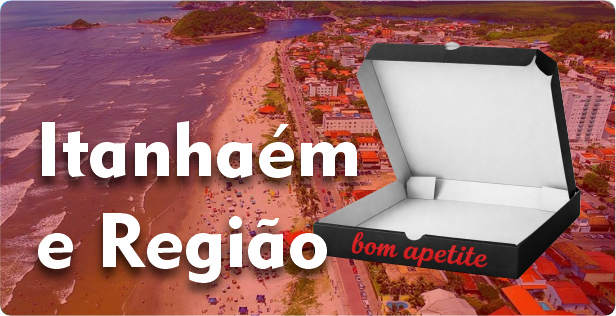 Caixa de Pizza Americana em Itanhaém