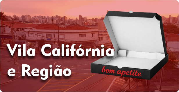 Caixa de Pizza Americana em Vila Califórnia