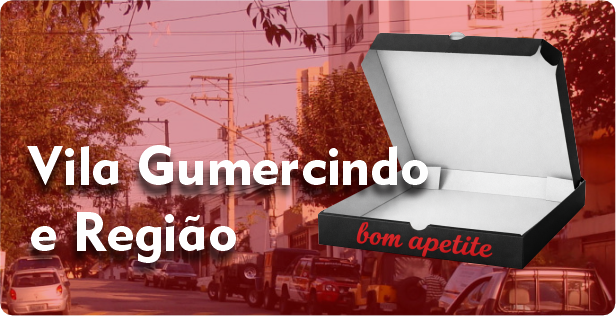 Caixa de Pizza Americana na Vila Gumercindo