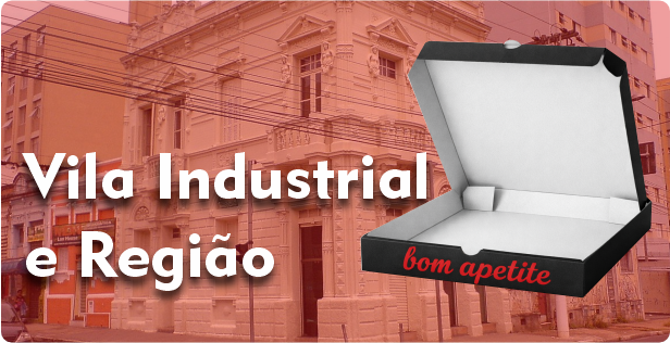Caixa de Pizza Americana em Vila Industrial