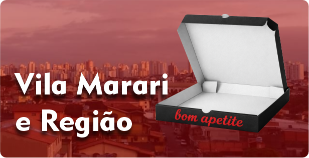Caixa de Pizza Americana em Vila Marari