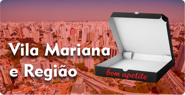 Caixa de Pizza Americana na Vila Mariana
