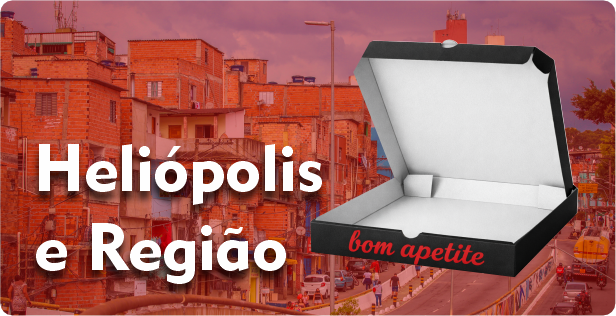 Caixa de Pizza Americana no Heliópolis