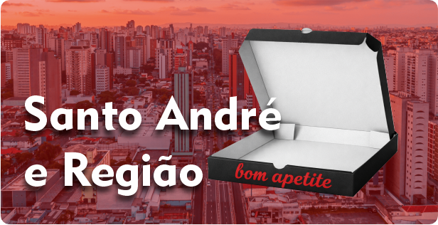 Caixa de Pizza Americana em Santo André
