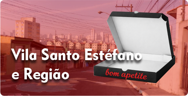 Caixa de Pizza Americana em Vila Santo Estéfano