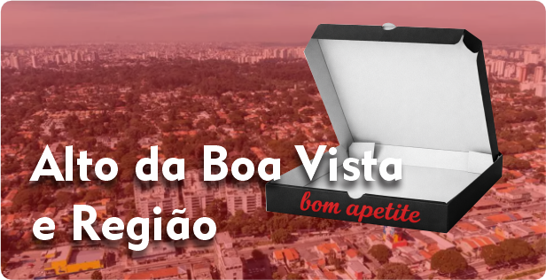 Caixa de Pizza Americana em Alto da Boa Vista