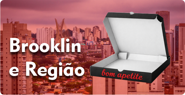 Caixa de Pizza Americana no Brooklin